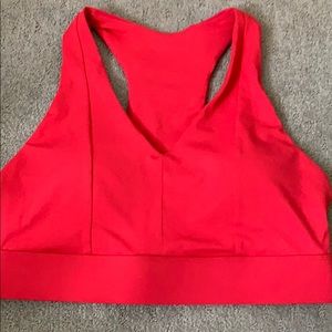 Hot pink Fabletics Sports Bra Large